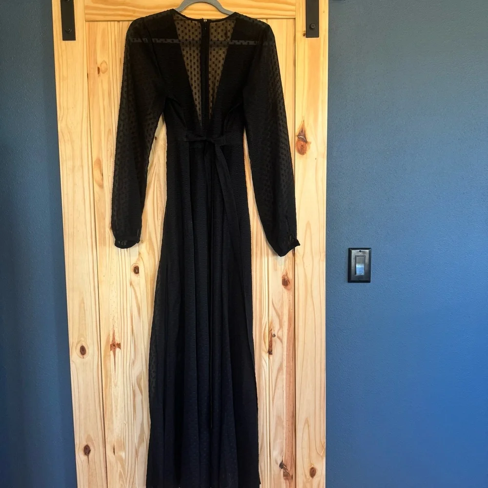 Revolve Privacy Please Stockton Dress Black Size Medium - Picture 12 of 14